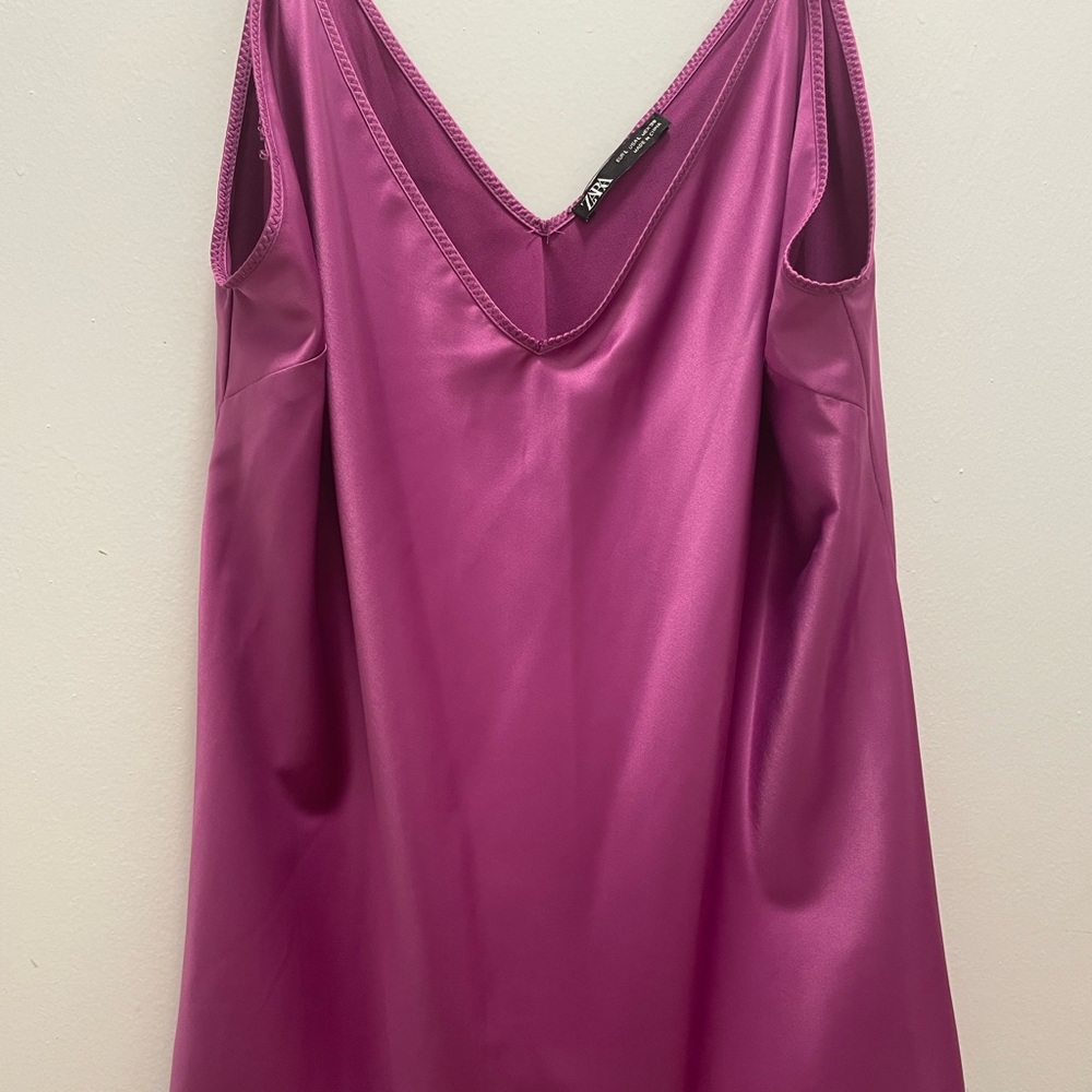 Zara satin camisole